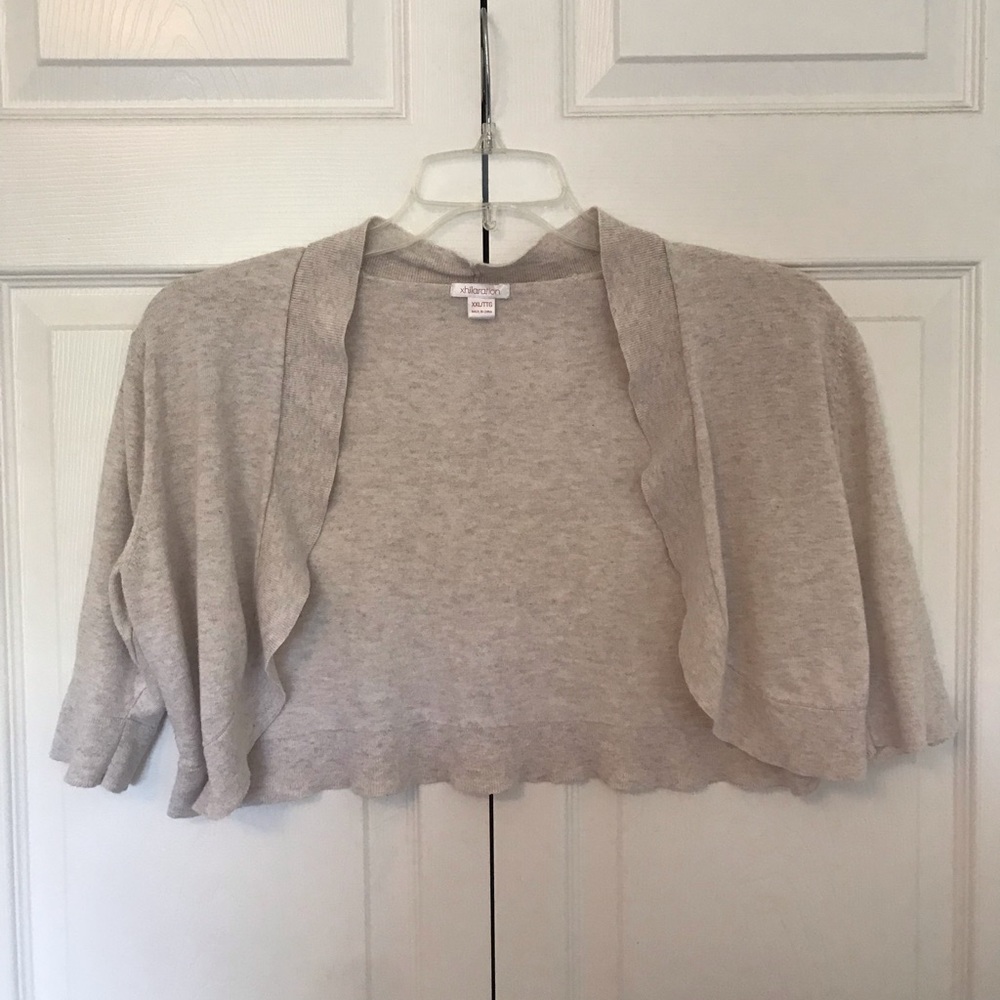 Soft Pale Brown/Tan Cardigan/Cover-Up